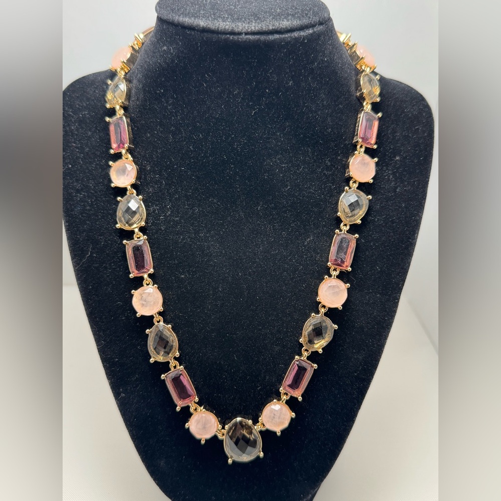 Loft Elegant Multicolor Gemstone Necklace
